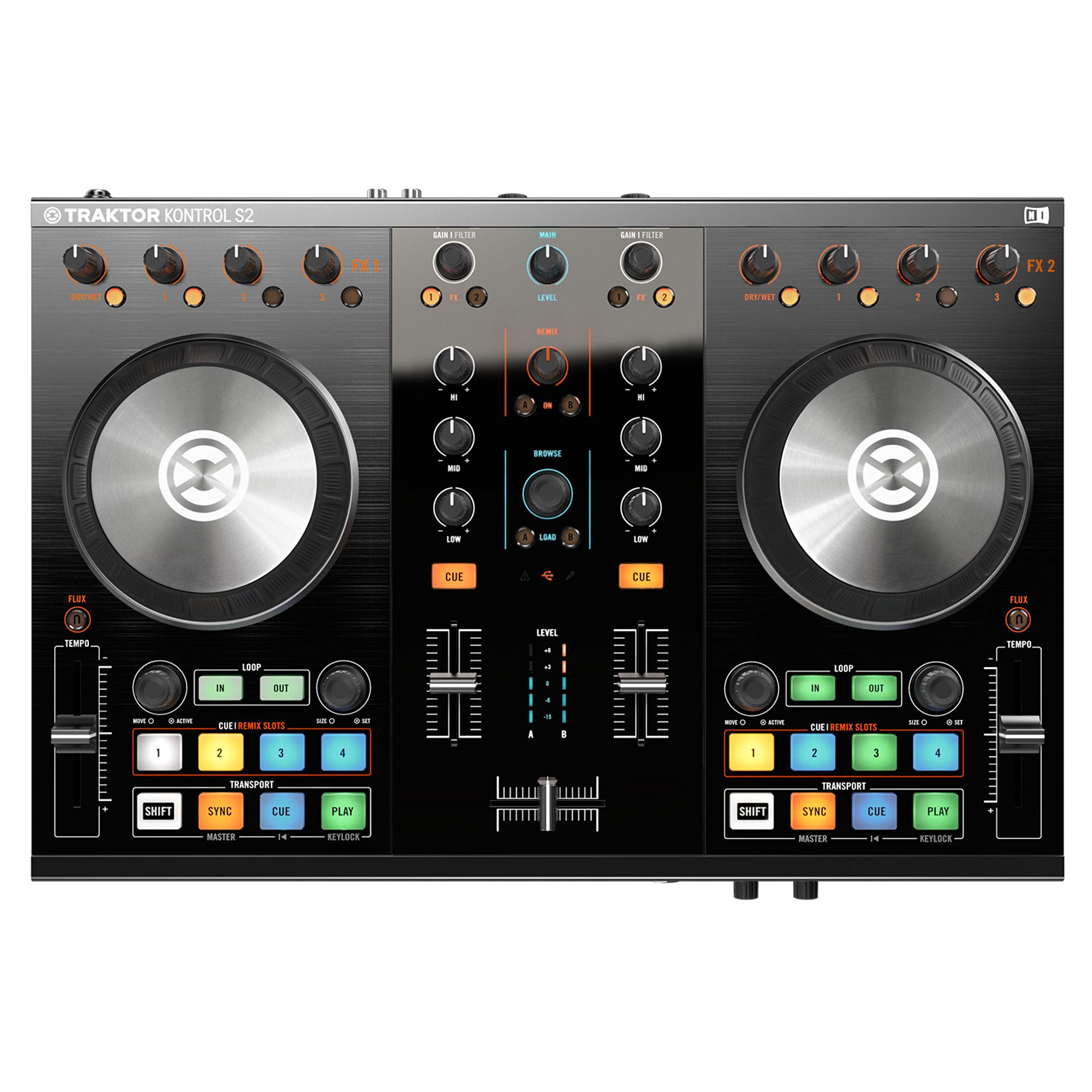 Native Instruments Traktor Kontrol S2 MK2 DJ Controller : Amazon